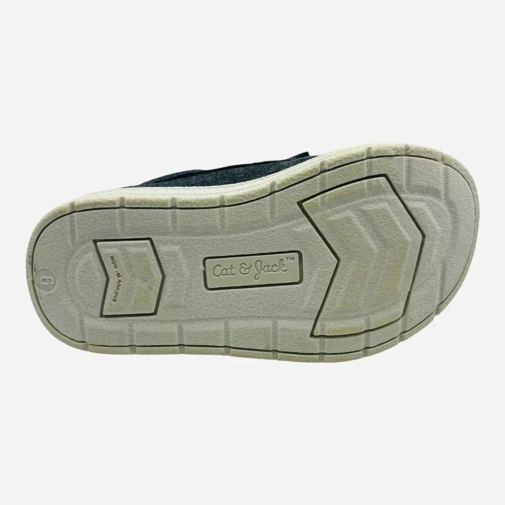 Toddler Boys Casual Moccasin Slip On Shoes Size 6 Gray Comfort Loafers